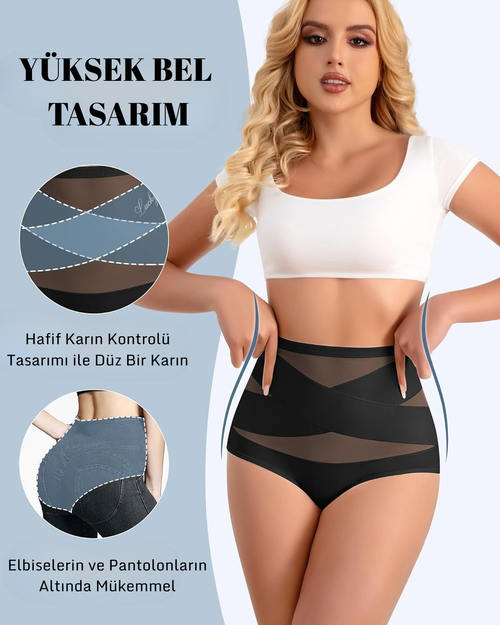 Ultra Yüksek Bel Göbek Toparlayıcı Korse
