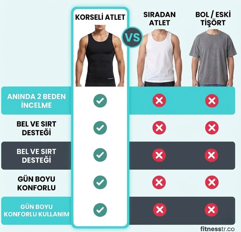 FitPro™ Erkek Atlet Korse